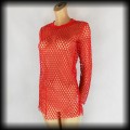 Bluzka kabaretkowa XS-L czerwona siateczka.jpg