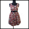 Sukienka Retro Cath Kidston XL zegarmistrz światła.JPG