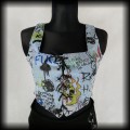 Bluzka Jaded London L jeansowa crop top rock punk.jpg