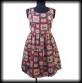 Sukienka Retro Cath Kidston XL zegarmistrz światła5.JPG