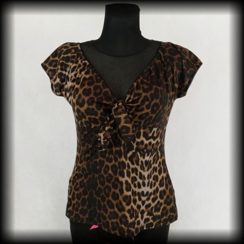 Bluzka Pin Up Hell Bunny LXL w panterkę.jpg