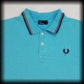 Polo Fred PerryM jasno niebieskie z czerwono granatową lamówką2.jpg