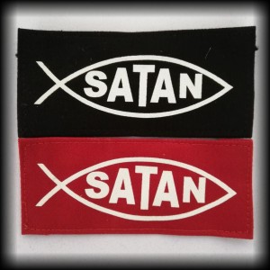 Naszywka Satan rybka (374)