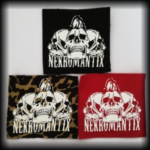 Naszywka Nekromantix skulls psychobilly (649)