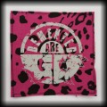 Naszywka Demented Are Go bats psychobilly pink.jpg