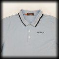 Polo Ben Sherman L jasno niebieskie z czarno białą lamówką 2.jpg