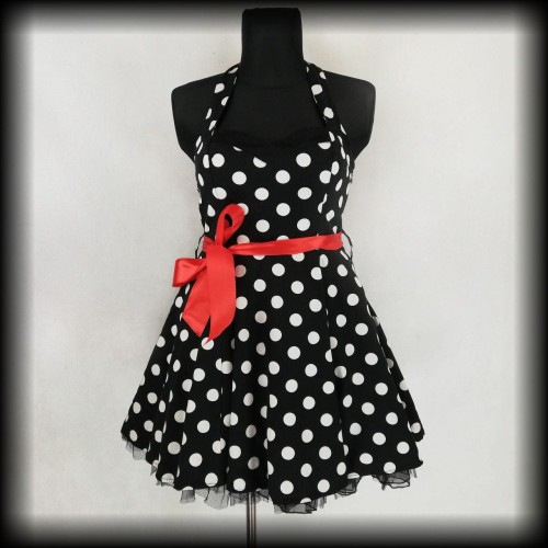 Sukienka Pin Up XL czarna w groszki.jpg