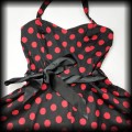 Sukienka Pin Up Hearts &amp; Roses XLXXL czarna w czerwone groszki7.jpg