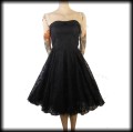 Sukienka Pin Up Gothic M czarna koronka.JPG