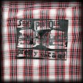 Koszula Sex Pistols XL DIY czerwono czarno biała krata5.jpg