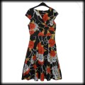 Sukienka midi skull &amp; roses L6.JPG