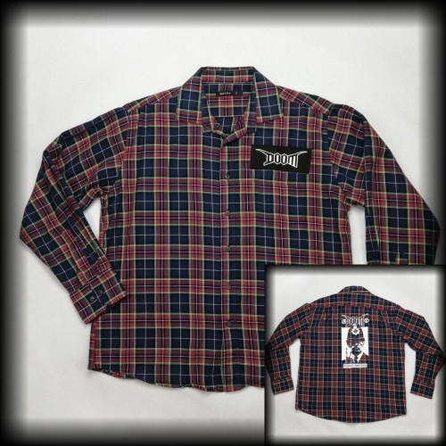 Koszula Doom L DIY granatowa krata.jpg