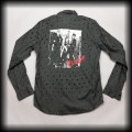 Koszula The Clash L DIY szara w kropki5.jpg