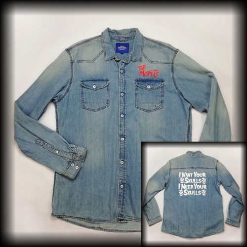 Koszula The Misfits XL DIY jeansowa.jpg
