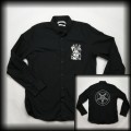 Koszula goth LXL DIY Pentagram i Baphomet.jpg