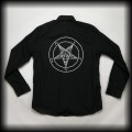 Koszula goth LXL DIY Pentagram i Baphomet4.jpg