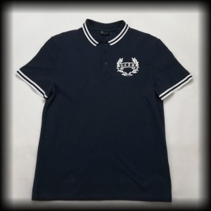 Polo ACAB M granatowe z białą lamówką A.C.A.B.