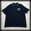Polo ACAB XXL granatowe z niebiesko białą lamówką A.C.A.B..jpg