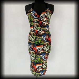 Sukienka Pin Up Psychobilly L/XL horror monsters