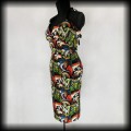 Sukienka Pin Up Psychobilly LXL horror monsters2.jpg