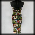 Sukienka Pin Up Psychobilly LXL horror monsters5.jpg