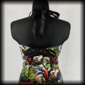 Sukienka Pin Up Psychobilly LXL horror monsters6.jpg