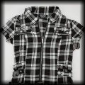 Sukienka mini Hearts &amp; Roses SM szara Kratka Punk Gothic Cyber8.jpg