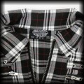 Sukienka mini Hearts &amp; Roses SM szara Kratka Punk Gothic Cyber91.jpg