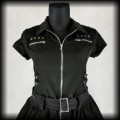Sukienka midi Hearts &amp; Roses XXL Punk Gothic Cyber3.jpg