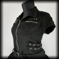 Sukienka midi Hearts &amp; Roses XXL Punk Gothic Cyber4.jpg