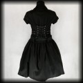 Sukienka midi Hearts &amp; Roses XXL Punk Gothic Cyber6.jpg