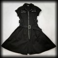Sukienka midi Hearts &amp; Roses XXL Punk Gothic Cyber8.jpg